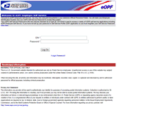 Tablet Screenshot of eopf.usps.gov