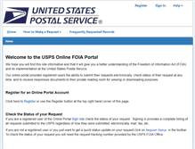Tablet Screenshot of pfoiapal.usps.com